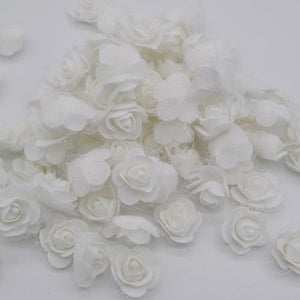100Pcs/lot Handmade PE Foam Rose Flowers Wedding