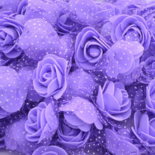 Load image into Gallery viewer, 50Pcs/lot 3.5cm Mini PE Foam Rose Heads Artificial Silk