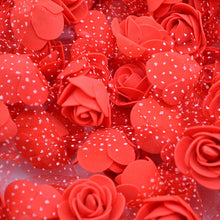Load image into Gallery viewer, 50Pcs/lot 3.5cm Mini PE Foam Rose Heads Artificial Silk