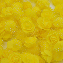 Load image into Gallery viewer, 50Pcs/lot 3.5cm Mini PE Foam Rose Heads Artificial Silk