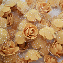 Load image into Gallery viewer, 50Pcs/lot 3.5cm Mini PE Foam Rose Heads Artificial Silk