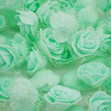Load image into Gallery viewer, 50Pcs/lot 3.5cm Mini PE Foam Rose Heads Artificial Silk