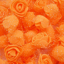 Load image into Gallery viewer, 50Pcs/lot 3.5cm Mini PE Foam Rose Heads Artificial Silk