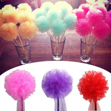 Load image into Gallery viewer, 30cm Polyester Tulle Pom Pom Flowers Ball Party