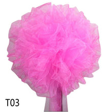 Load image into Gallery viewer, 30cm Polyester Tulle Pom Pom Flowers Ball Party