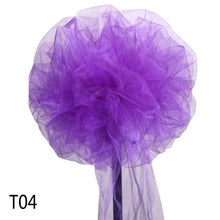 Load image into Gallery viewer, 30cm Polyester Tulle Pom Pom Flowers Ball Party