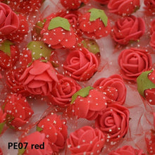 Load image into Gallery viewer, 50/100 pcs 2cm Mini PE Foam Flower Fake Artificial Rose