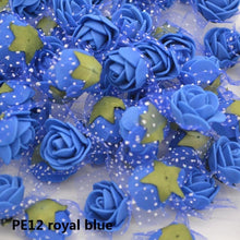 Load image into Gallery viewer, 50/100 pcs 2cm Mini PE Foam Flower Fake Artificial Rose