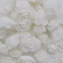 Load image into Gallery viewer, 50Pcs/lot 3.5cm Mini PE Foam Rose Heads Artificial Silk