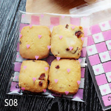 Load image into Gallery viewer, 50/100p 10x10cm Love Cute Plastic Transparent Cellophane