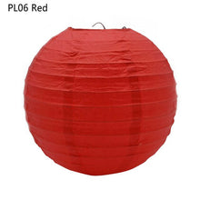 Load image into Gallery viewer, 10/15/20/25/30cm 5pcs Chinese Paper Lantern