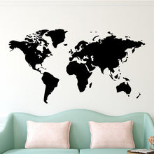 Load image into Gallery viewer, 106cmX58cm Wall Sticker World Map for House Living Room