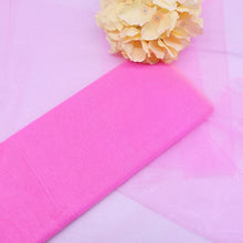 Load image into Gallery viewer, 48/72cm 10 meters Sheer Crystal Organza Tulle Roll Fabric for Wedding