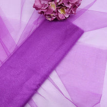 Load image into Gallery viewer, 48/72cm 10 meters Sheer Crystal Organza Tulle Roll Fabric for Wedding