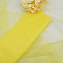 Load image into Gallery viewer, 48/72cm 10 meters Sheer Crystal Organza Tulle Roll Fabric for Wedding