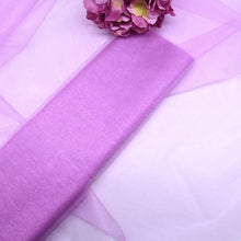 Load image into Gallery viewer, 48/72cm 10 meters Sheer Crystal Organza Tulle Roll Fabric for Wedding