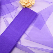 Load image into Gallery viewer, 48/72cm 10 meters Sheer Crystal Organza Tulle Roll Fabric for Wedding
