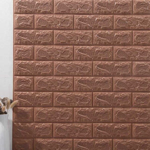 Self-adhesive wallpaper brick pattern 3d wall stickers waterproof