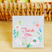 Load image into Gallery viewer, 50/100p 10x10cm Love Cute Plastic Transparent Cellophane