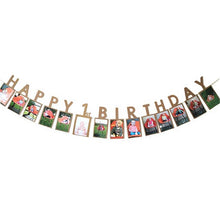 Load image into Gallery viewer, 1 Set Happy Birthday Photo Banner DIY