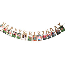 Load image into Gallery viewer, 1 Set Happy Birthday Photo Banner DIY