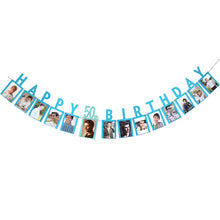 Load image into Gallery viewer, 1 Set Happy Birthday Photo Banner DIY