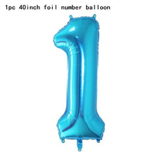 Load image into Gallery viewer, 40inch Number 1 Balloon Baby Boy Girl