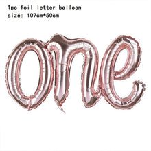 Load image into Gallery viewer, 40inch Number 1 Balloon Baby Boy Girl