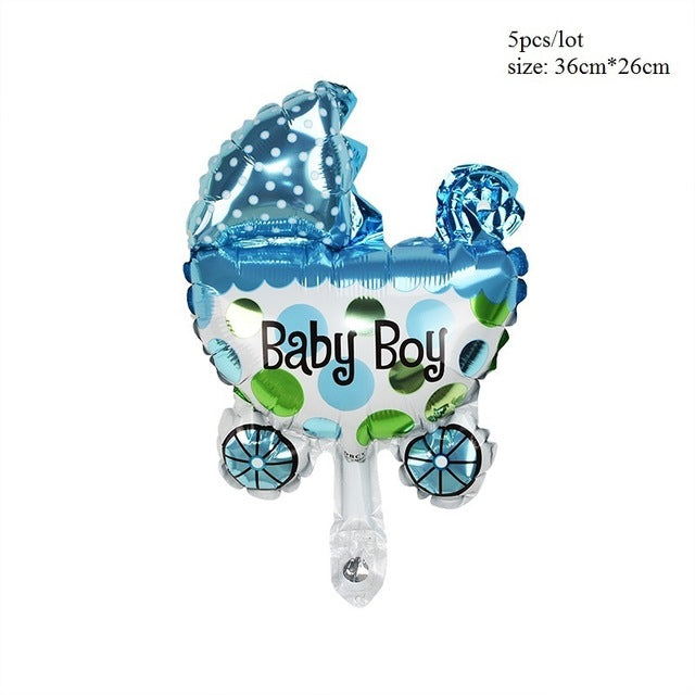 5pc/lot Baby Boy Girl Balloon Blue Pink