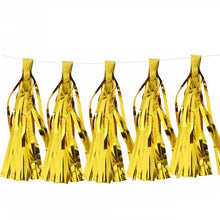 Load image into Gallery viewer, 5pcs Foil Tissue Paper Tassel DIY Garland