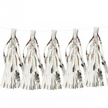Load image into Gallery viewer, 5pcs Foil Tissue Paper Tassel DIY Garland
