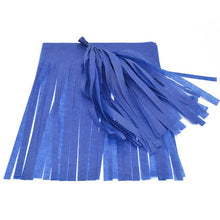 Load image into Gallery viewer, 5pcs Foil Tissue Paper Tassel DIY Garland