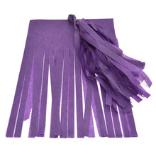 Load image into Gallery viewer, 5pcs Foil Tissue Paper Tassel DIY Garland