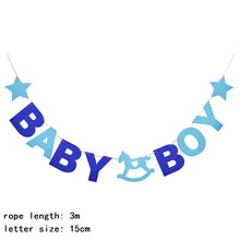 Load image into Gallery viewer, Baby Shower Decor Pink Blue Baby Boy