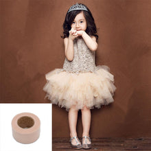 Load image into Gallery viewer, 25 Yards 2 Inches 50 Colors Shiny Crystal Tulle Roll