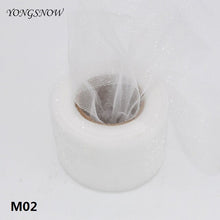 Load image into Gallery viewer, 25 Yards 2 Inches 50 Colors Shiny Crystal Tulle Roll