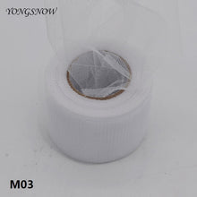 Load image into Gallery viewer, 25 Yards 2 Inches 50 Colors Shiny Crystal Tulle Roll