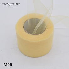 Load image into Gallery viewer, 25 Yards 2 Inches 50 Colors Shiny Crystal Tulle Roll