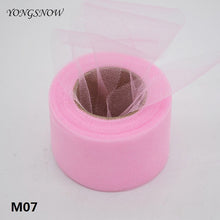 Load image into Gallery viewer, 25 Yards 2 Inches 50 Colors Shiny Crystal Tulle Roll