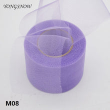 Load image into Gallery viewer, 25 Yards 2 Inches 50 Colors Shiny Crystal Tulle Roll