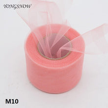 Load image into Gallery viewer, 25 Yards 2 Inches 50 Colors Shiny Crystal Tulle Roll