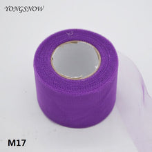 Load image into Gallery viewer, 25 Yards 2 Inches 50 Colors Shiny Crystal Tulle Roll