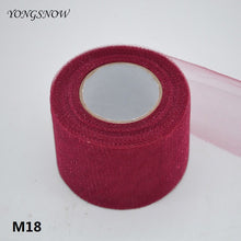 Load image into Gallery viewer, 25 Yards 2 Inches 50 Colors Shiny Crystal Tulle Roll