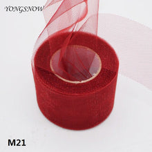 Load image into Gallery viewer, 25 Yards 2 Inches 50 Colors Shiny Crystal Tulle Roll