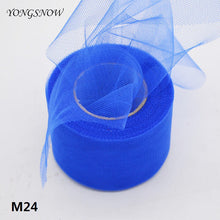 Load image into Gallery viewer, 25 Yards 2 Inches 50 Colors Shiny Crystal Tulle Roll