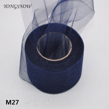 Load image into Gallery viewer, 25 Yards 2 Inches 50 Colors Shiny Crystal Tulle Roll