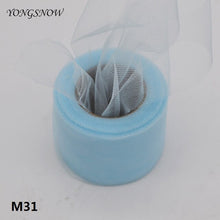 Load image into Gallery viewer, 25 Yards 2 Inches 50 Colors Shiny Crystal Tulle Roll