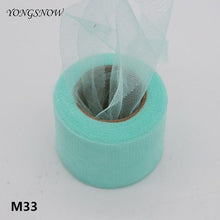 Load image into Gallery viewer, 25 Yards 2 Inches 50 Colors Shiny Crystal Tulle Roll