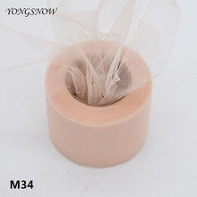 Load image into Gallery viewer, 25 Yards 2 Inches 50 Colors Shiny Crystal Tulle Roll