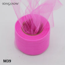 Load image into Gallery viewer, 25 Yards 2 Inches 50 Colors Shiny Crystal Tulle Roll